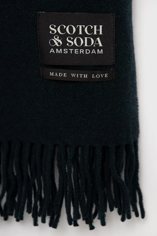 Vlnený šál Scotch & Soda zelená