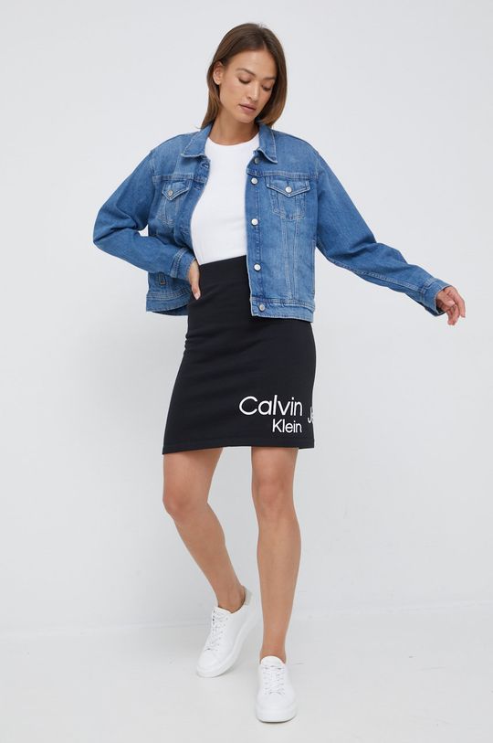 Sukně Calvin Klein Jeans černá