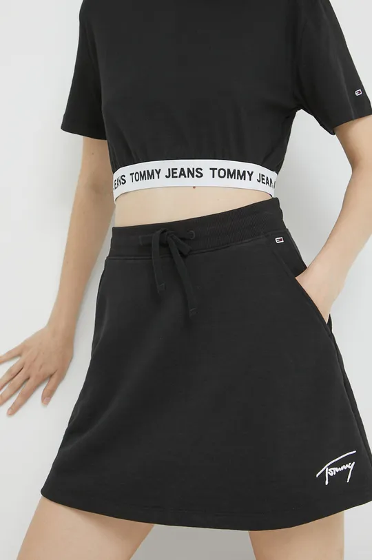 μαύρο Φούστα Tommy Jeans Γυναικεία