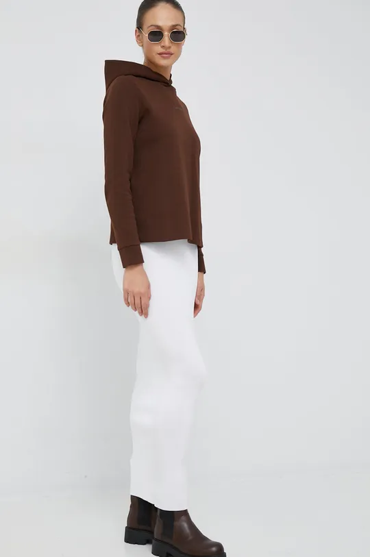 Φούστα Calvin Klein λευκό