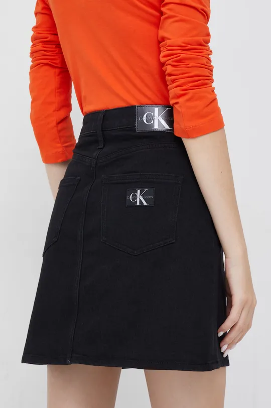 Traper suknja Calvin Klein Jeans  99% Pamuk, 1% Elastan