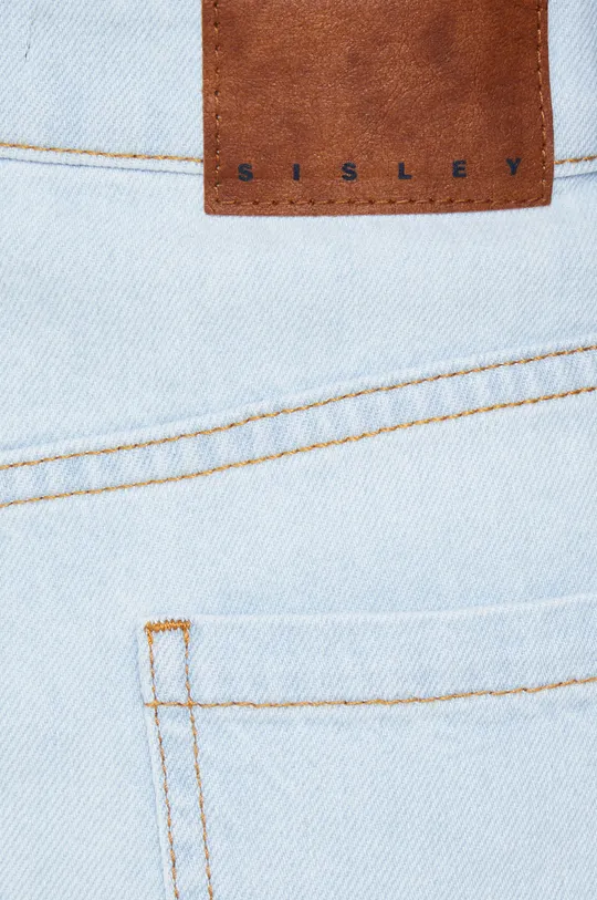 niebieski Sisley spódnica jeansowa