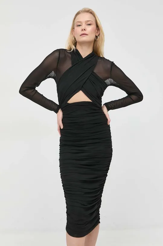 Bardot sukienka czarny