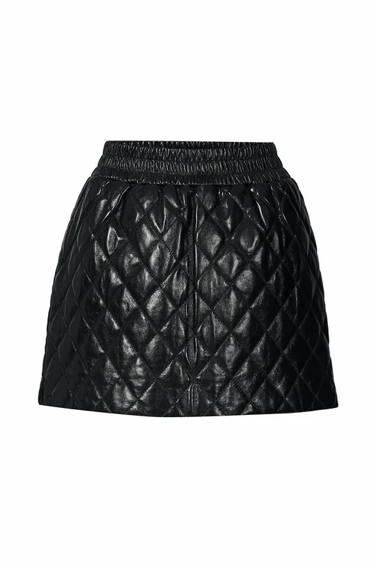 AllSaints spódnica skórzana QUINN QUILTED SKIRT Damski