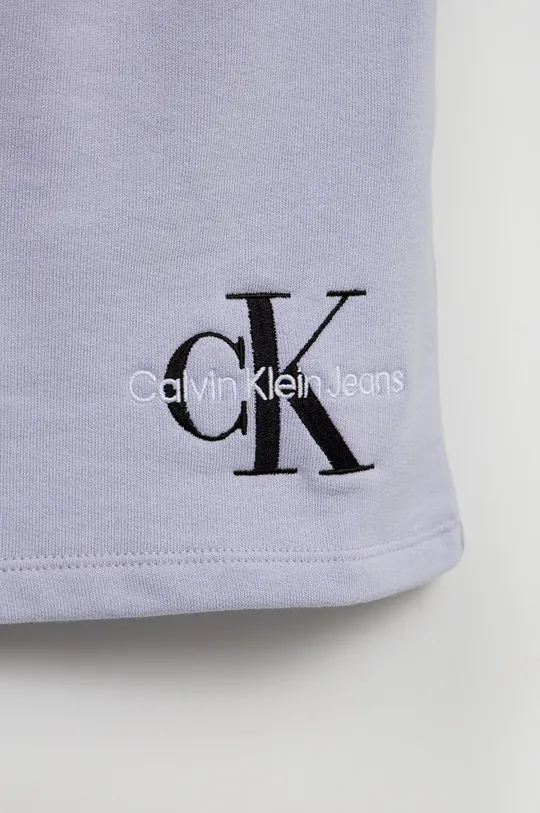 Dječja pamučna suknja Calvin Klein Jeans  100% Pamuk