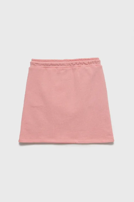 Детская хлопковая юбка Calvin Klein Jeans розовый