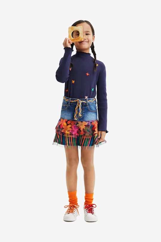 multicolor Desigual spódnica dziecięca Dziewczęcy