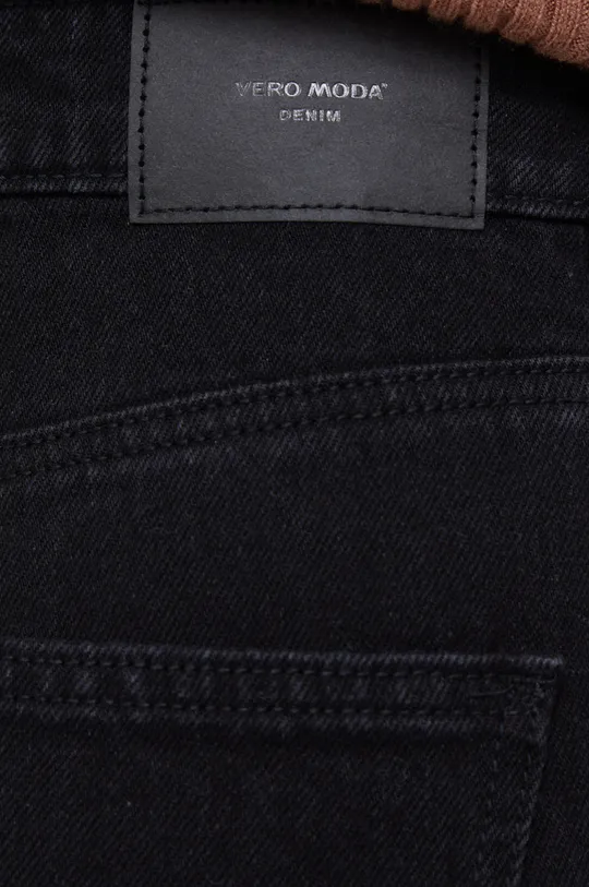 czarny Vero Moda jeansy bawełniane