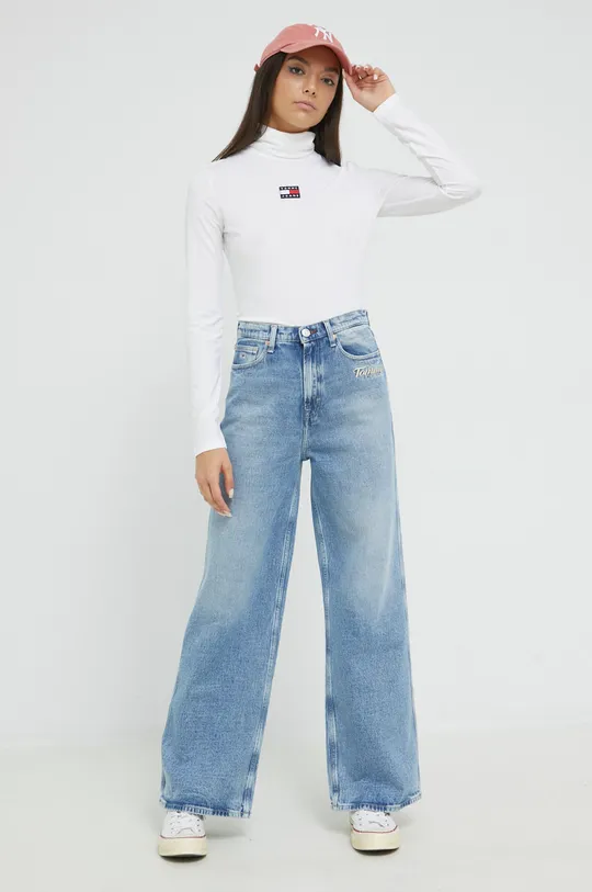 Rifle Tommy Jeans Claire Cf8012 modrá