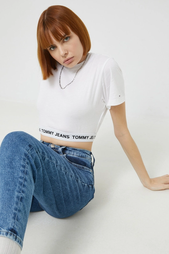 μπλε Τζιν παντελόνι Tommy Jeans Mom Cf6132