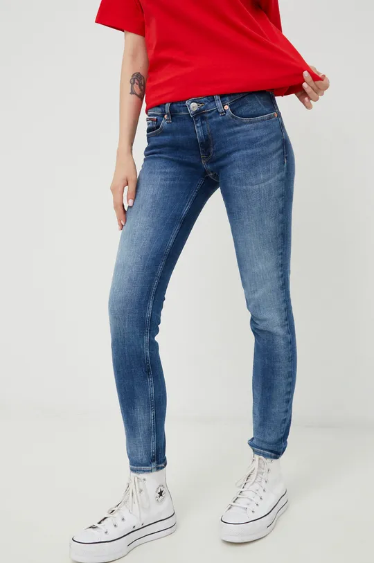 niebieski Tommy Jeans jeansy SOPHIE CF1235 Damski