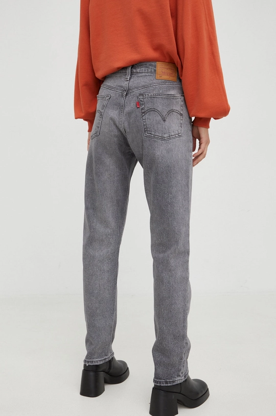 szary Levi's jeansy 501 CROP