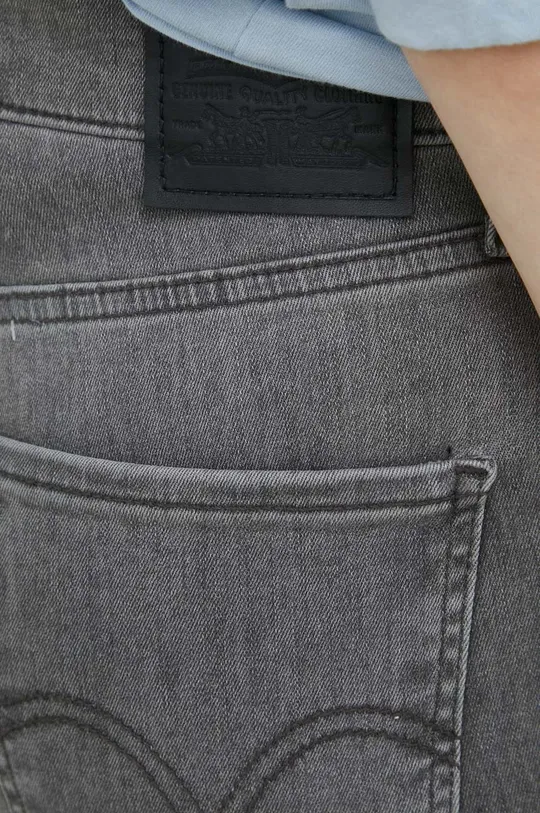 szary Levi's jeansy MILE HIGH SUPER SKINNY