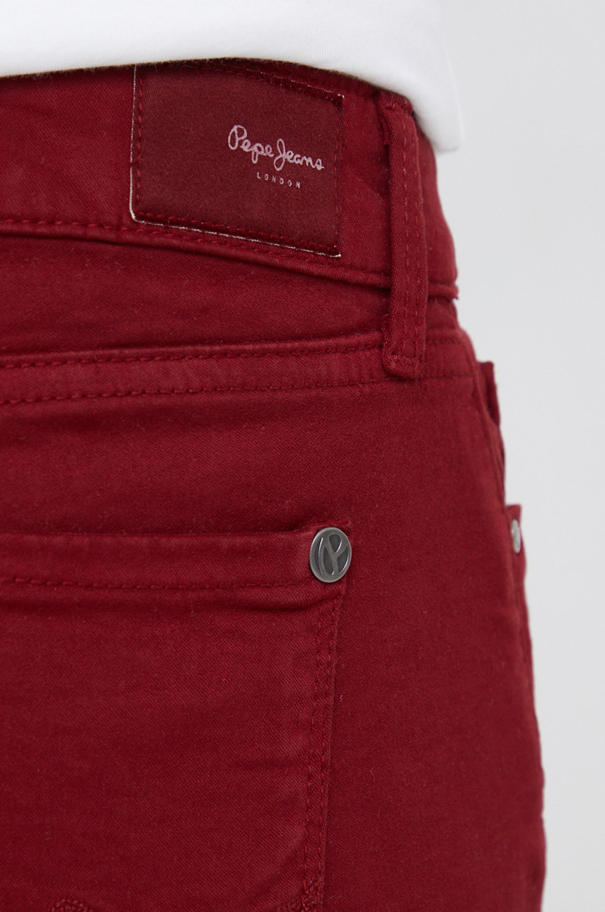 czerwony Pepe Jeans jeansy