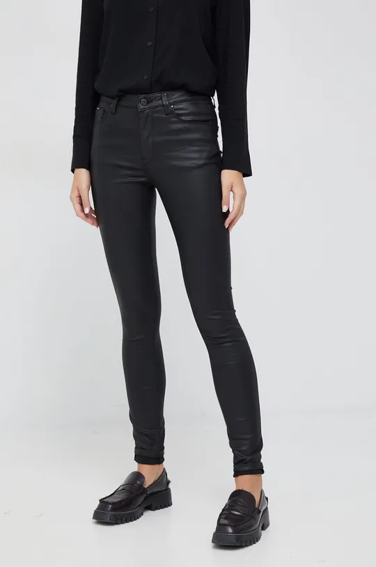μαύρο Παντελόνι Pepe Jeans Γυναικεία