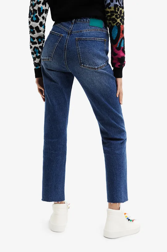 granatowy Desigual jeansy