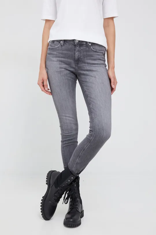 siva Kavbojke Calvin Klein Jeans Ženski
