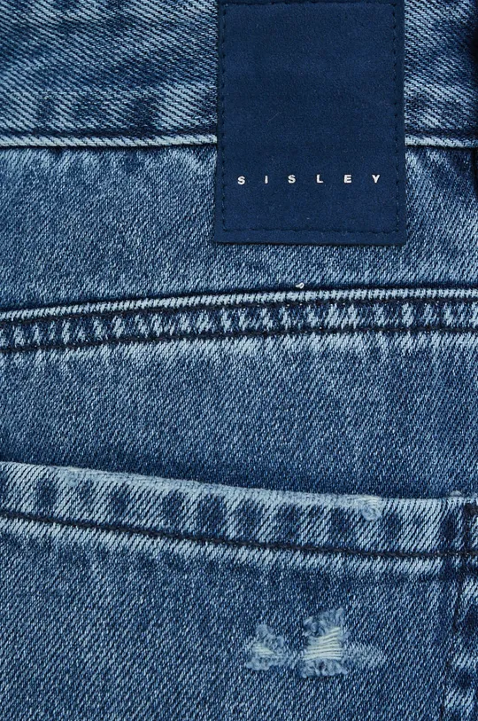 σκούρο μπλε Τζιν παντελόνι Sisley