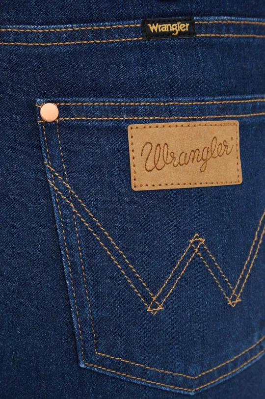 granatowy Wrangler jeansy