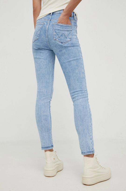 μπλε Τζιν παντελόνι Wrangler High Rise Skinny Cher