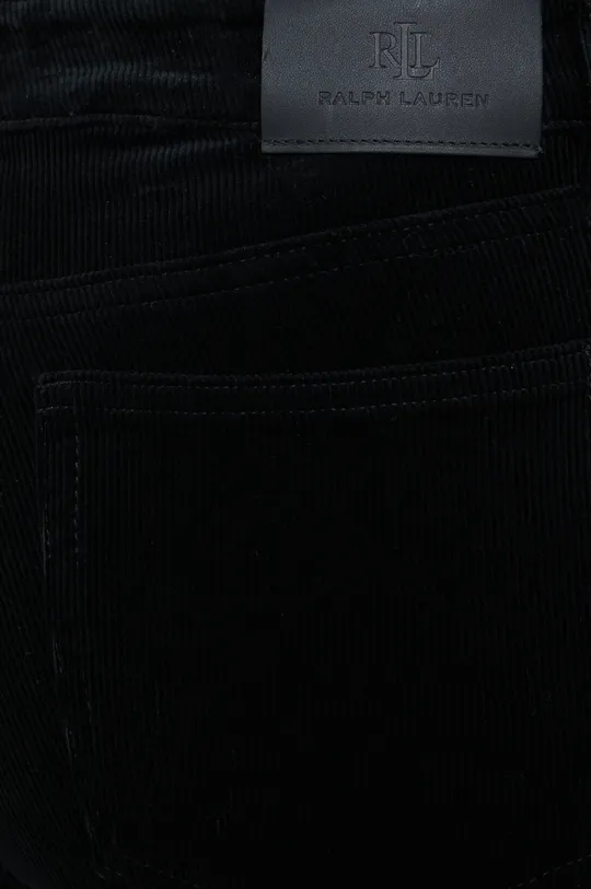 czarny Lauren Ralph Lauren spodnie sztruksowe