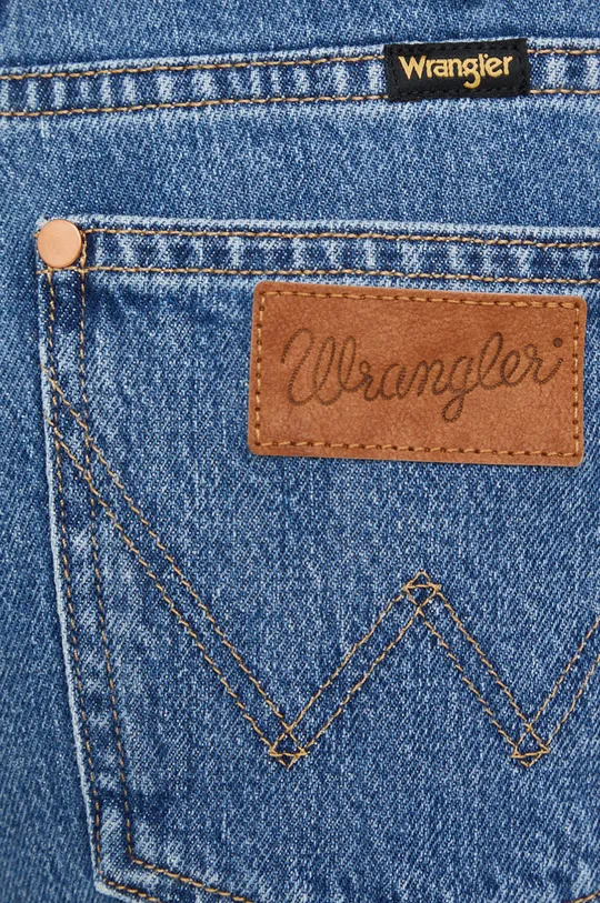 niebieski Wrangler jeansy Mom Straight Winter Hue