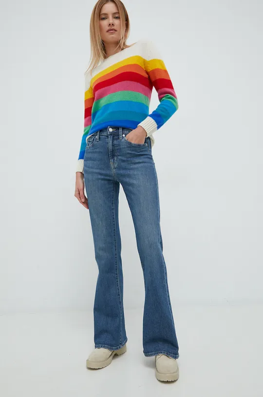 niebieski GAP jeansy '70s Damski