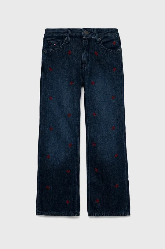 тёмно-синий Детские джинсы Tommy Hilfiger Для девочек