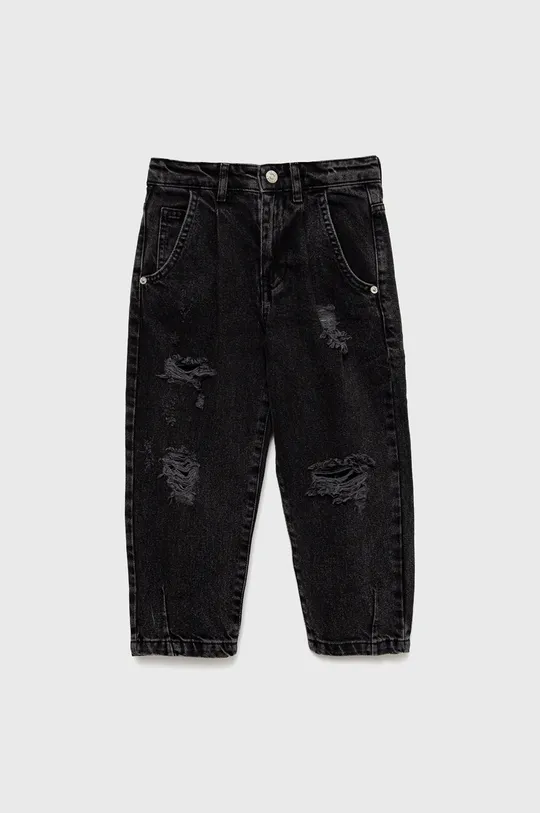 Sisley jeansy dziecięce czarny