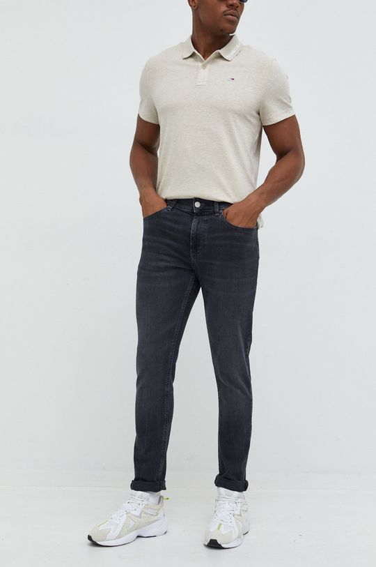 negru Tommy Jeans jeansi De bărbați