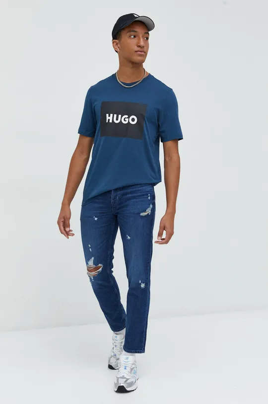 Τζιν παντελόνι HUGO μπλε