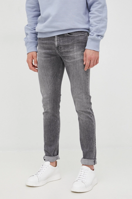 szary Calvin Klein Jeans jeansy J30J321126.9BYY Męski