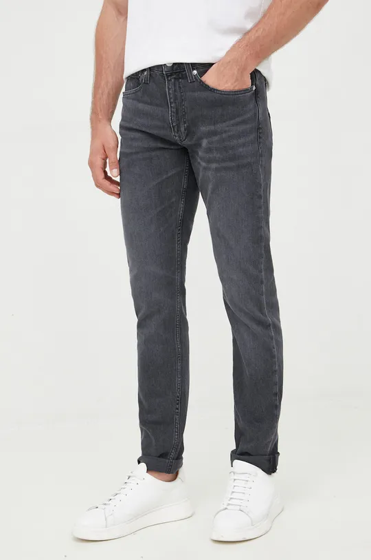 szary Calvin Klein Jeans jeansy J30J321111.9BYY Męski