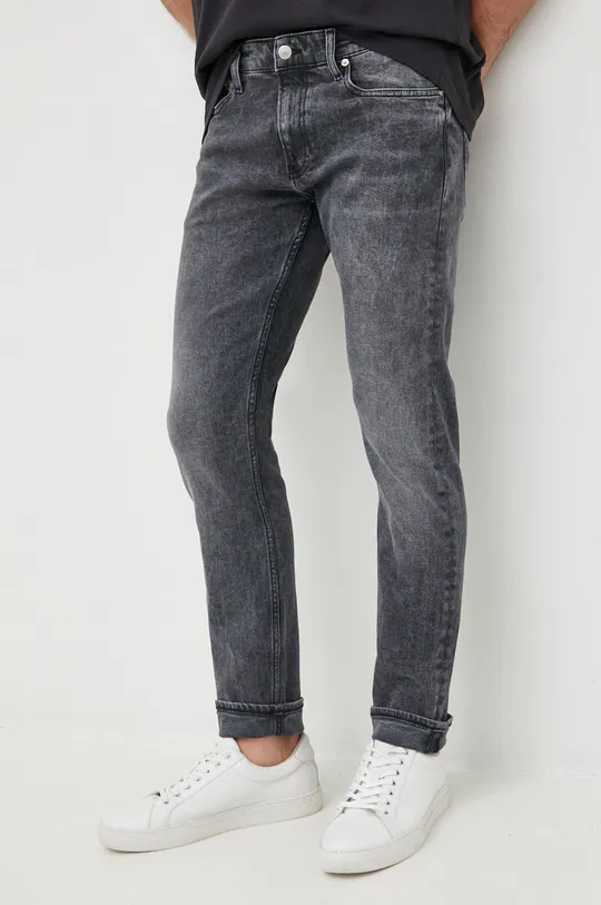 szary Calvin Klein Jeans jeansy J30J321138.9BYY Męski