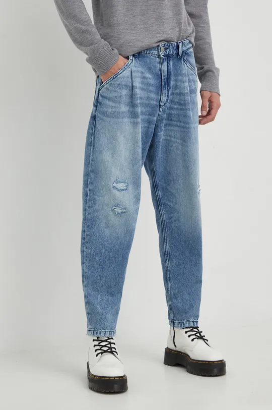 niebieski Drykorn jeansy Męski