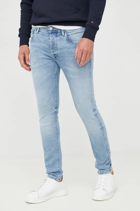 niebieski Pepe Jeans jeansy Męski