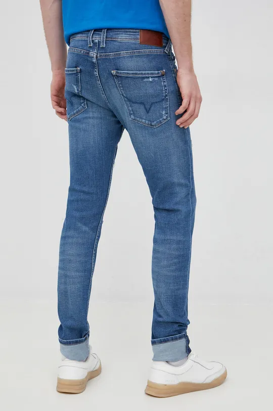 Pepe Jeans jeansy Materiał zasadniczy: 91 % Bawełna, 7 % Poliester, 2 % Elastan, Inne materiały: 65 % Poliester, 35 % Bawełna