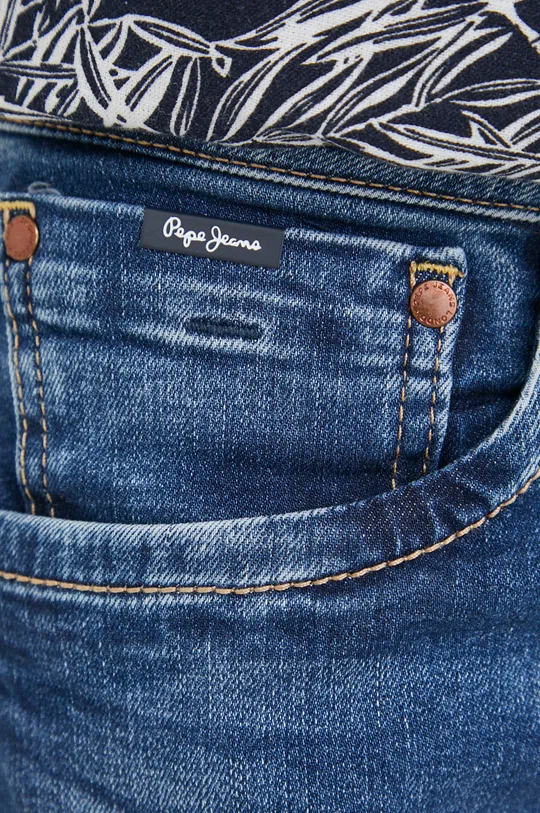 granatowy Pepe Jeans jeansy