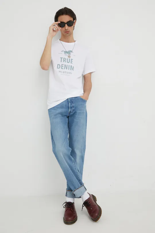 Levi's jeansy 501 ORIGINAL niebieski
