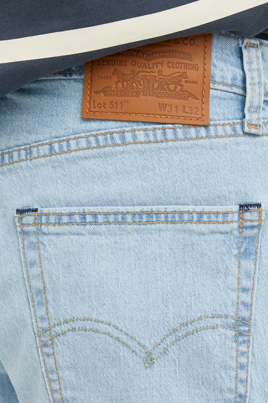 niebieski Levi's jeansy 511 SLIM