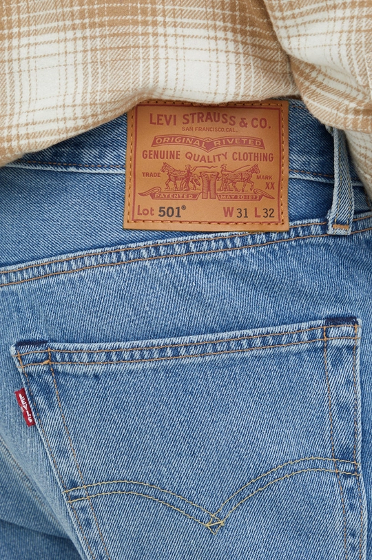 niebieski Levi's jeansy 501 ORIGINAL