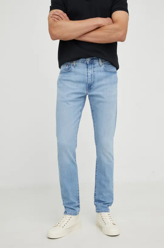 niebieski Levi's jeansy 512 SLIM TAPER Męski