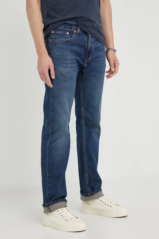 niebieski Levi's jeansy 505 REGULAR Męski