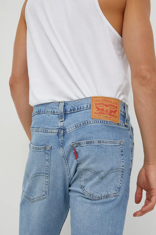 niebieski Levi's jeansy