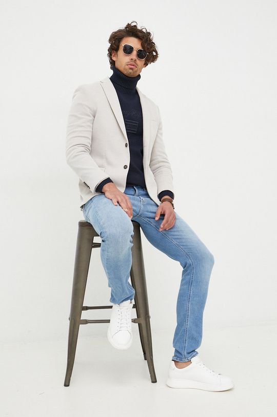 Džíny Calvin Klein Jeans světle modrá