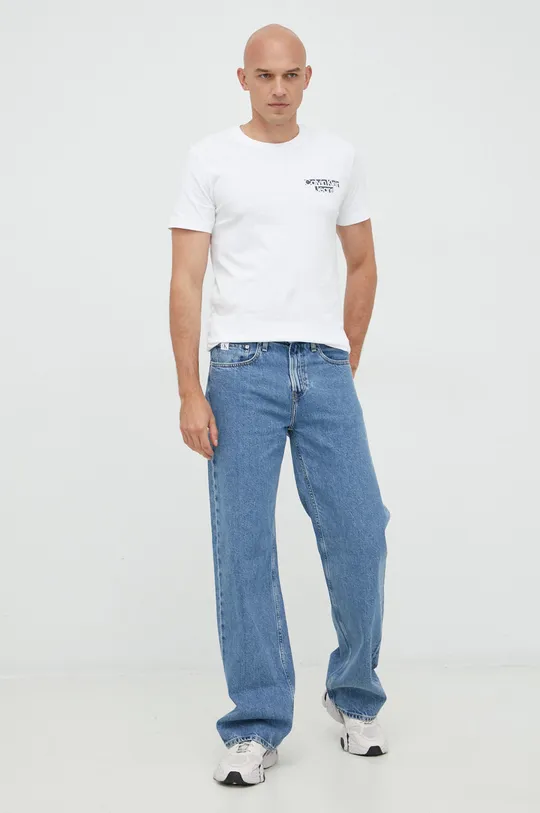 Kavbojke Calvin Klein Jeans 90s modra