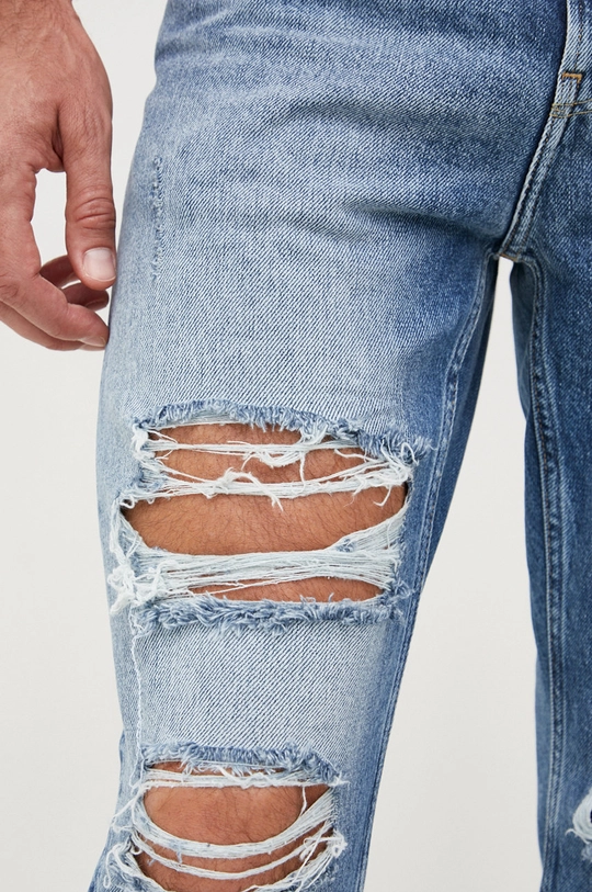 σκούρο μπλε Βαμβακερό τζιν Calvin Klein Jeans