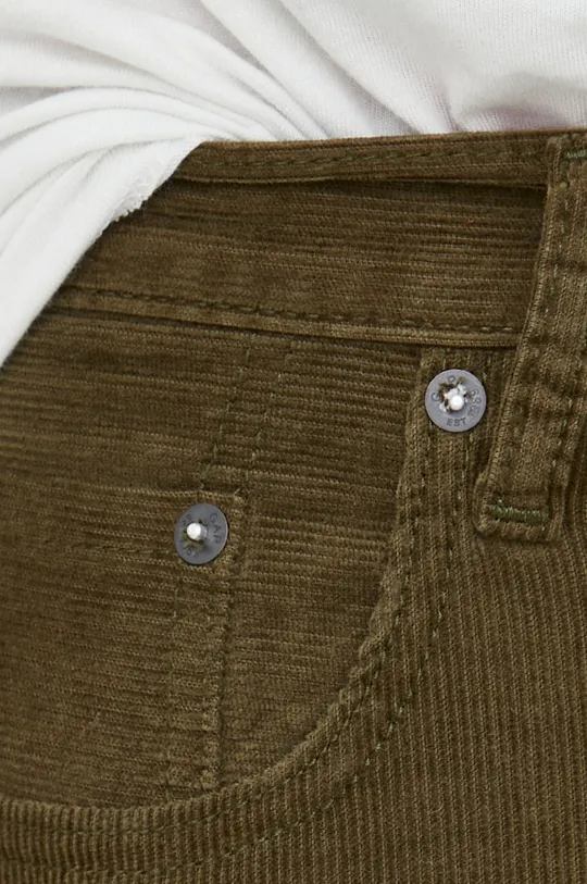 zielony GAP spodnie sztruksowe