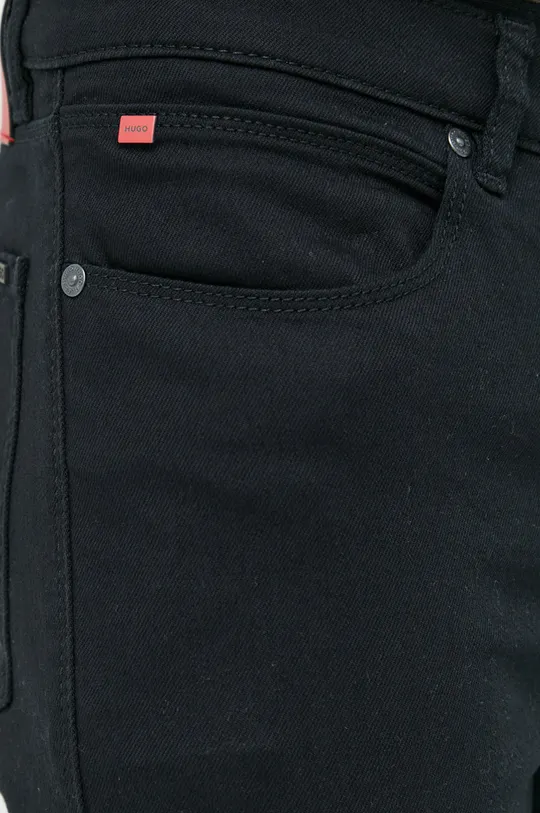 czarny HUGO jeansy 734