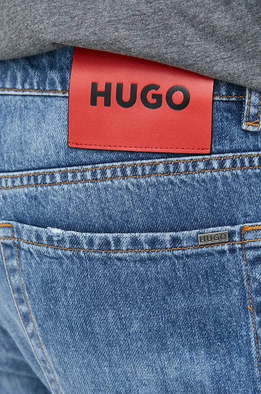 niebieski HUGO jeansy 634
